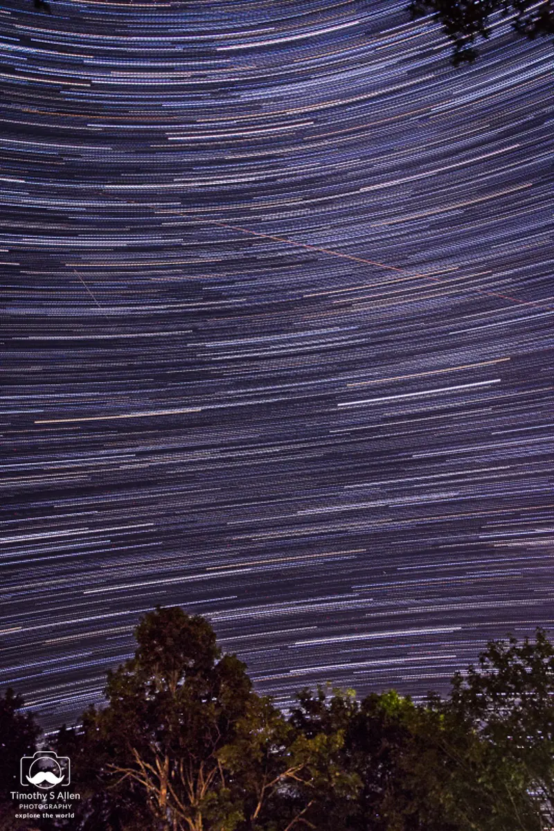 traînées d'étoiles denses