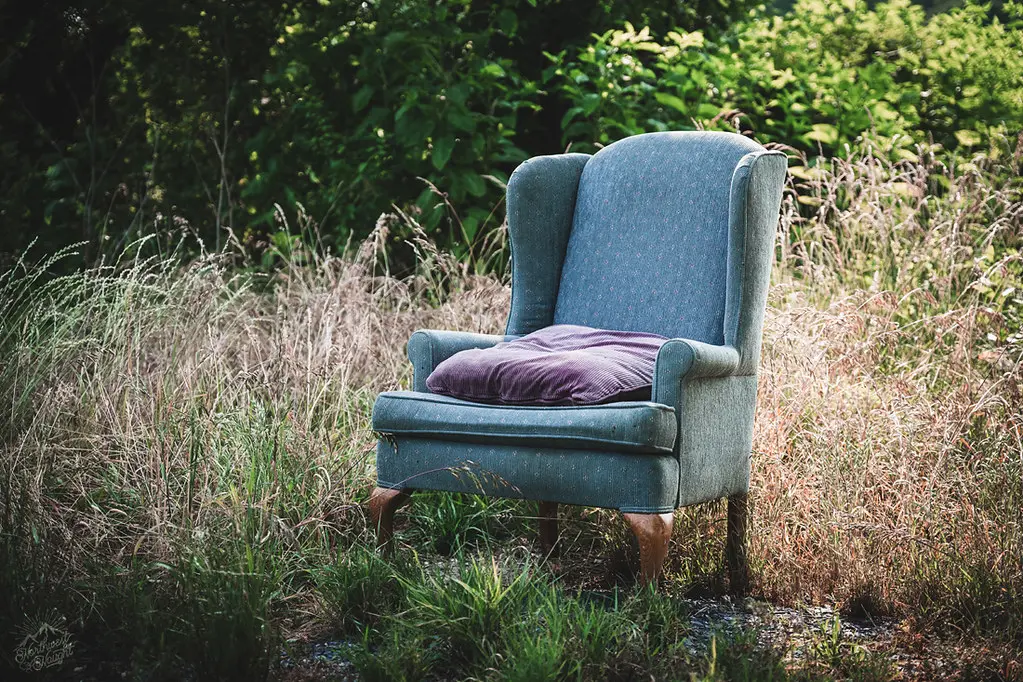 fauteuil abandonné